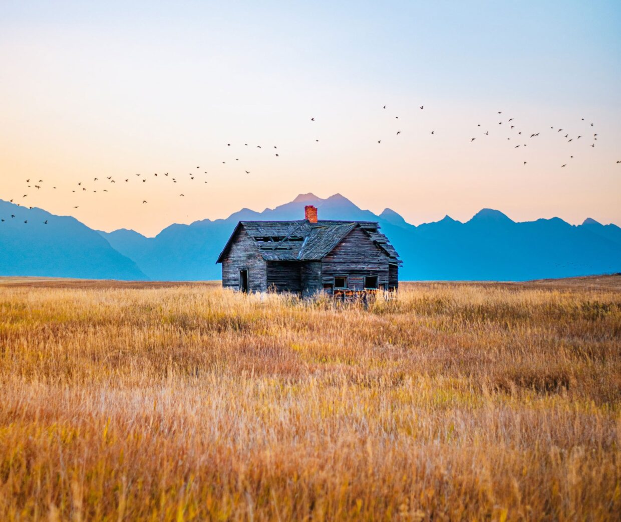 Old House on Prairie